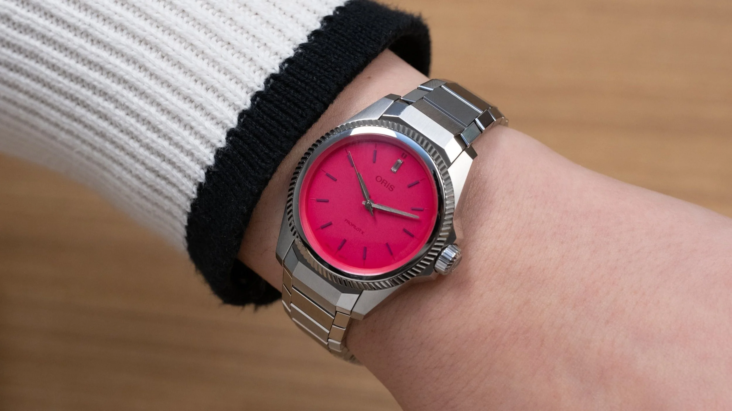 Hands-On Review of the Oris ProPilot X Miss Piggy Edition